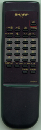 SHARP RRMCG0859PESA G0859PESA Genuine OEM original Remote