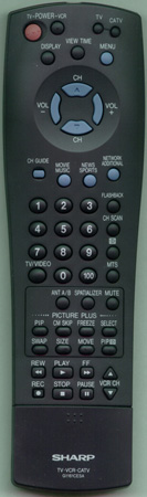 SHARP RRMCG1161CESA G1161CESA Genuine OEM original Remote