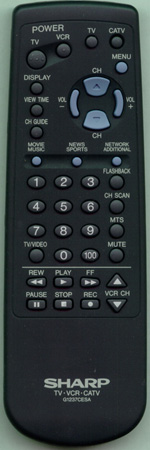 SHARP RRMCG1237CESA G1237CESA Genuine OEM original Remote