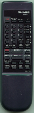 SHARP RRMCG1284PESA Genuine  OEM original Remote