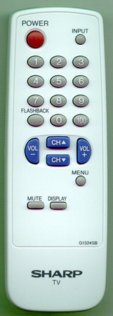 SHARP RRMCG1324CESB G1324SB Genuine OEM original Remote