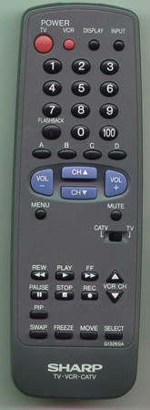 SHARP RRMCG1326CESA G1326SA Genuine  OEM original Remote