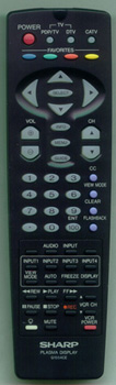 SHARP RRMCG1554CESA G1554CE Genuine  OEM original Remote