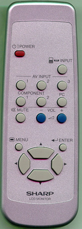SHARP RRMCG1619CESA Genuine  OEM original Remote