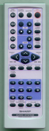 SHARP RRMCGA083AWSA RRMCGA083AWSA Genuine  OEM original Remote