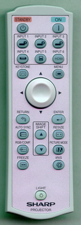 SHARP RRMCGA444WJSB GA444WJSB Genuine OEM original Remote