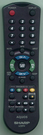 SHARP RRMCGA546WJSA Genuine  OEM original Remote