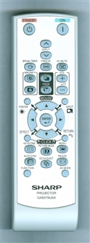 SHARP RRMCGA837WJSA GA837WJSA Refurbished Genuine OEM Remote