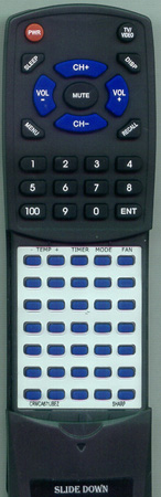 SHARP CRMC-A671JBEZ CRMCA671JBEZ replacement Redi Remote