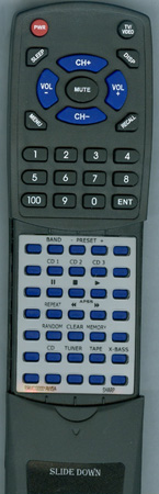 SHARP RRMCG0001AWSA RRMCG0001AWSA replacement Redi Remote