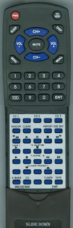 SHARP RRMCG0057AWSA RRMCG0057AWSA replacement Redi Remote