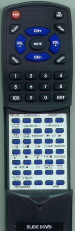 SHARP RRMCG0093AWSA RRMCG0093AWSA replacement Redi Remote
