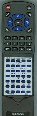 SHARP RRMCG0318AWSA RRMCG0318AWSA replacement Redi Remote