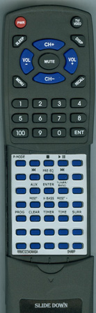 SHARP RRMCG0340AWSA RRMCG0340AWSA replacement Redi Remote