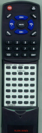 SHARP RRMCG0549CESA G0549CESA replacement Redi Remote