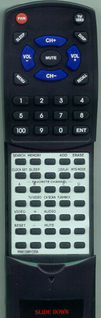 SHARP RRMCG0831CESA G0831CESA replacement Redi Remote