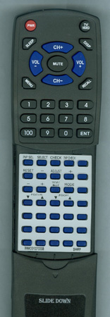 SHARP RRMCG1027CESA G1027CESA replacement Redi Remote