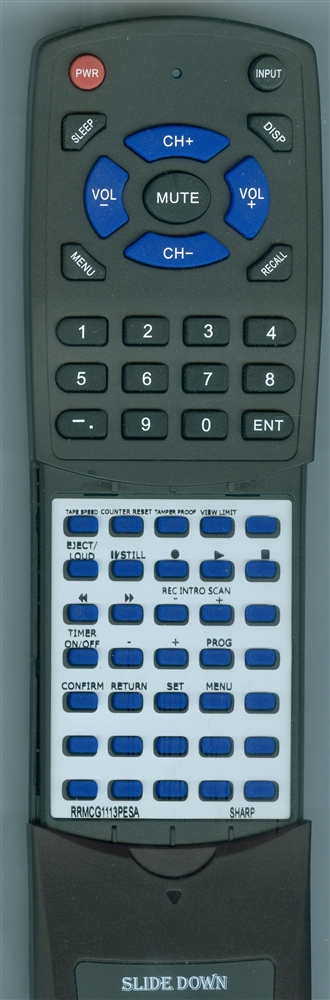 SHARP RRMCG1113PESA G1113PESA replacement Redi Remote