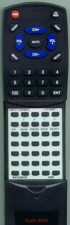 SHARP RRMCGA036WJSB GA036SB replacement Redi Remote