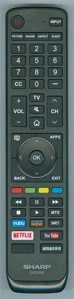 SHARP 211678 EN3139S Genuine OEM original Remote