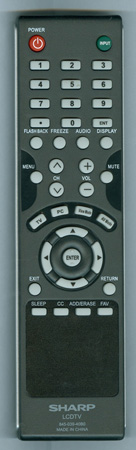 SHARP NQP0000000028 84503940B0 Genuine OEM original Remote