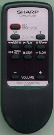 SHARP RRMCG0074TASA G0074TA Genuine  OEM original Remote