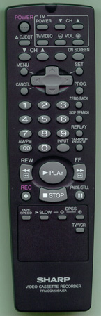 SHARP RRMCG1236AJSA Genuine OEM original Remote