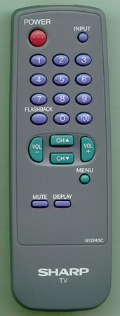 SHARP RRMCG1324CESC G1324SC Genuine OEM original Remote