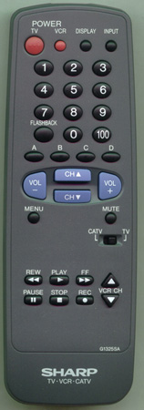 SHARP RRMCG1325CESA G1325SA Genuine OEM original Remote