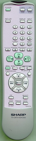 SHARP RRMCGA027WJSA GA027SA Genuine  OEM original Remote