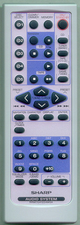 SHARP RRMCGA122AWSA Genuine OEM original Remote