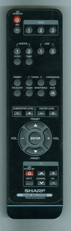 SHARP RRMCGA248AWSA Genuine OEM original Remote