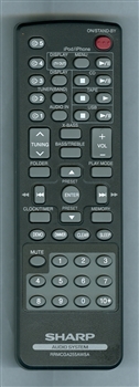 SHARP RRMCGA255AWSA Genuine OEM original Remote
