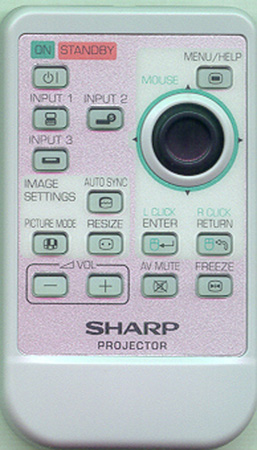 SHARP RRMCGA256WJSA Genuine OEM original Remote