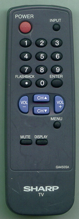 SHARP RRMCGA450WJSA GA450SA Genuine OEM original Remote