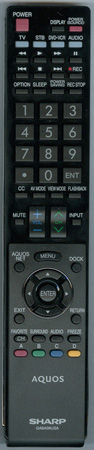 SHARP RRMCGA840WJSA GA840WJSA Genuine  OEM original Remote