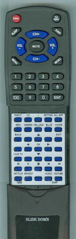 SHARP 192599 EN2A27S replacement Redi Remote
