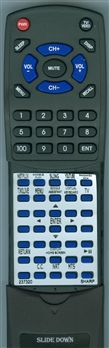 SHARP 237320 W9HBRCB0006 replacement Redi Remote