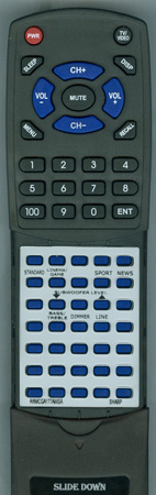 SHARP RRMCGA177AWSA replacement Redi Remote