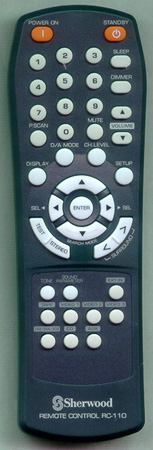 SHERWOOD RD7502 RC110 Genuine  OEM original Remote