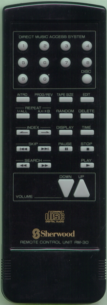 SHERWOOD RM-30 RM30 Refurbished Genuine OEM Original Remote