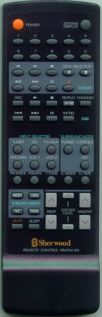 SHERWOOD RMRV46 RMRV46 Genuine  OEM original Remote