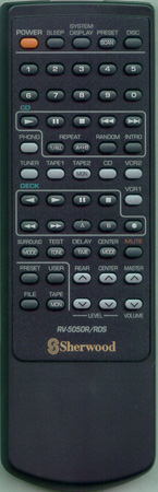 SHERWOOD RMRV5050RDS RMRV5050RRDS Genuine  OEM original Remote
