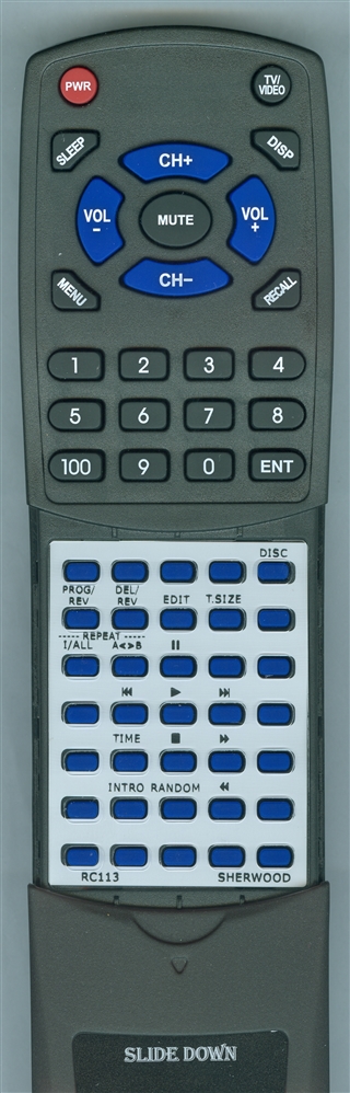SHERWOOD RC-113 RC113 replacement Redi Remote