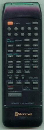 SHERWOOD RX-2050R RX2050R Genuine  OEM original Remote