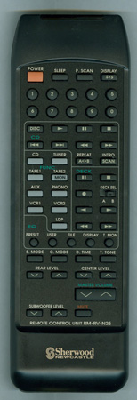 SHERWOOD 75RMRVN25 RM-RV-N25 Genuine  OEM original Remote