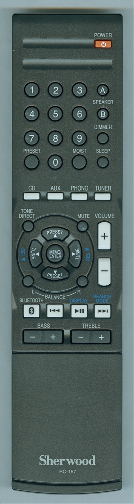 SHERWOOD AAV-8300157000010S RC-157 Genuine OEM original Remote