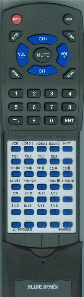 SHERWOOD 75S2770RCP replacement Redi Remote