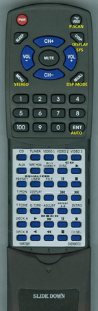 SHERWOOD RMRD98H RMRD61 replacement Redi Remote