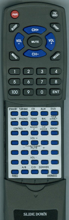 SHERWOOD RX5502 RC-119 replacement Redi Remote